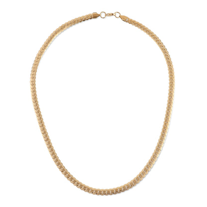 Αλυσίδα λαιμού Mar &amp; Mar Flat (Jocasta II-Gold) από ανοξείδωτο ατσάλι