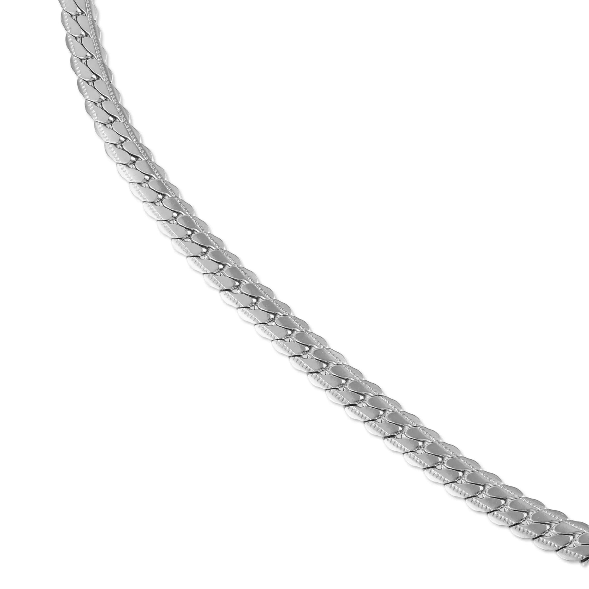 Αλυσίδα λαιμού Mar & Mar Flat (Jocasta II-Silver) από ανοξείδωτο ατσάλι