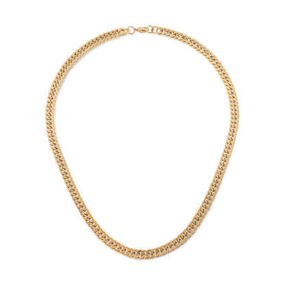 Αλυσίδα λαιμού Mar & Mar Curb (Jordan-Gold) από ανοξείδωτο ατσάλι