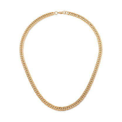 Αλυσίδα λαιμού Mar & Mar Curb (Jordan-Gold) από ανοξείδωτο ατσάλι
