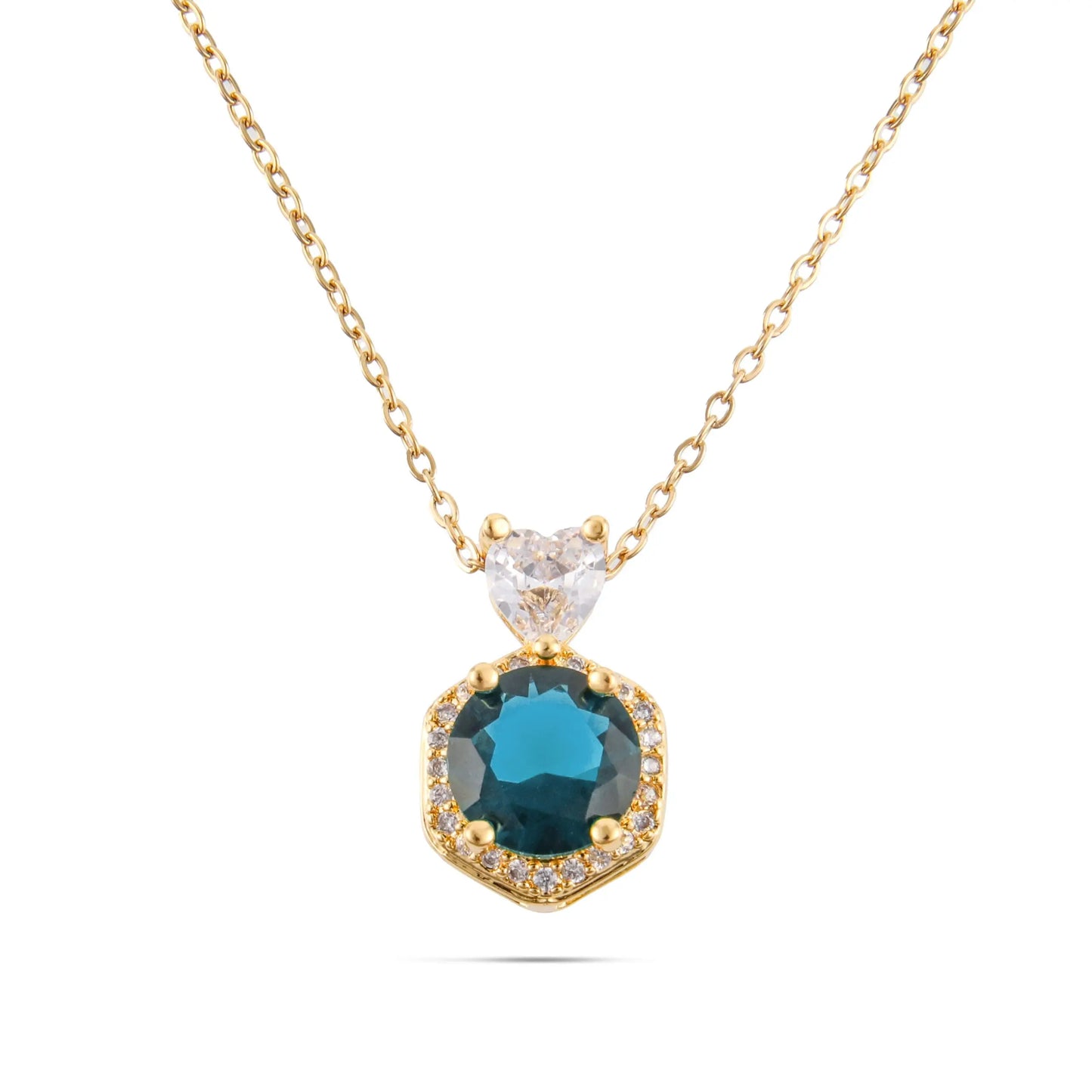 Κολιέ με ζιργκόν Alice (Gold)