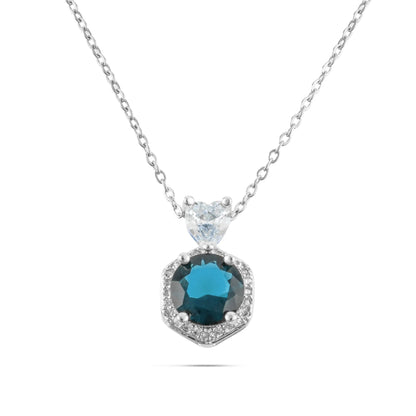 Κολιέ με ζιργκόν Alice (Silver)
