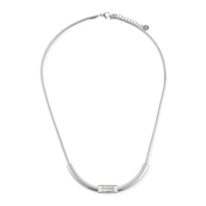 Κολιέ με πέτρες ζιργκόν Mar & Mar Nalia Sparkle από ανοξείδωτο ατσάλι