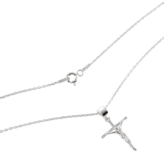 Κολιέ σταυρός Mar and Mar Jesus Cross IV από ασήμι 925