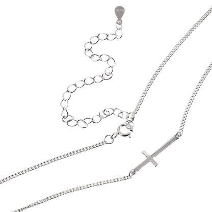 Κολιέ choker με σταυρό Mar and Mar Loxley από Ασήμι 925
