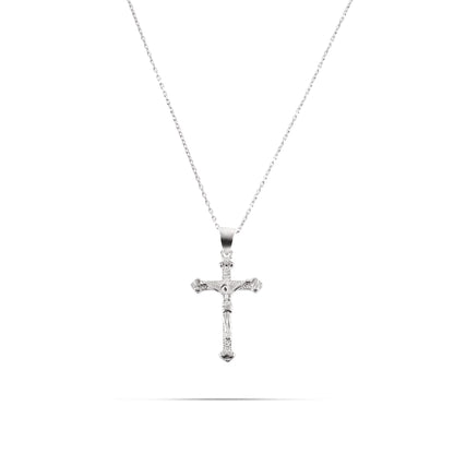 Κολιέ σταυρός Mar and Mar Jesus Cross III από ασήμι 925
