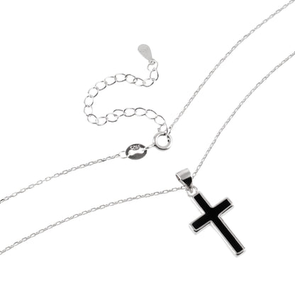 Κολιέ με σταυρό Mar and Mar Orcia Cross S925 από Ασήμι 925