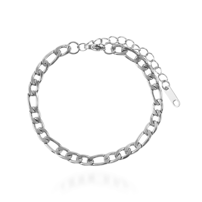 Αλυσίδα χεριού Mar and Mar Figaro (Denver-Silver) από ανοξείδωτο ατσάλι