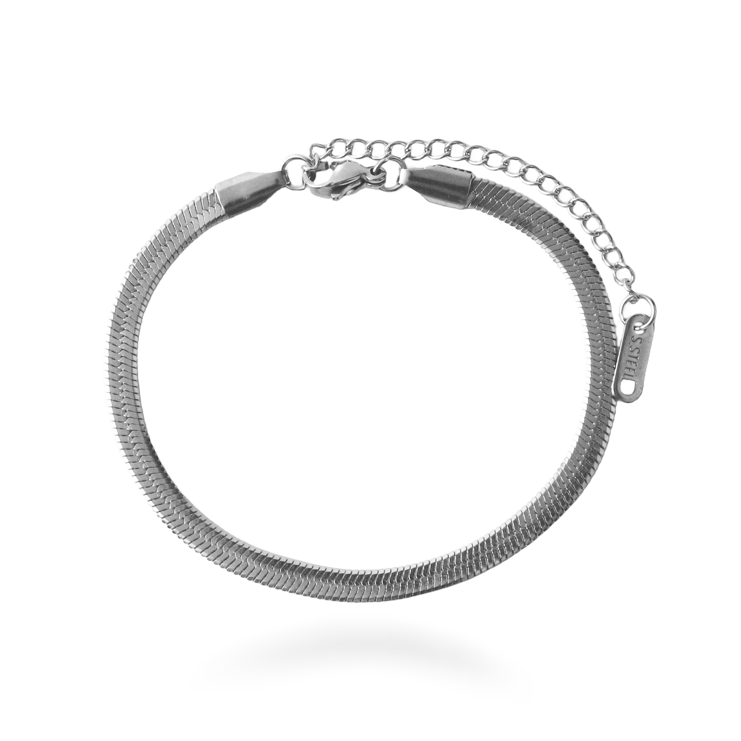 Αλυσίδα χεριού Flat Snake Mar and Mar Flat Snake (Silver) από Ανοξείδωτο ατσάλι