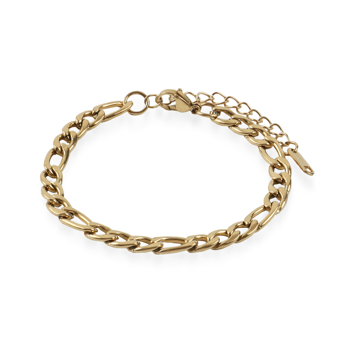 Αλυσίδα χεριού Mar and Mar Figaro (Denver-Gold) από ανοξείδωτο ατσάλι