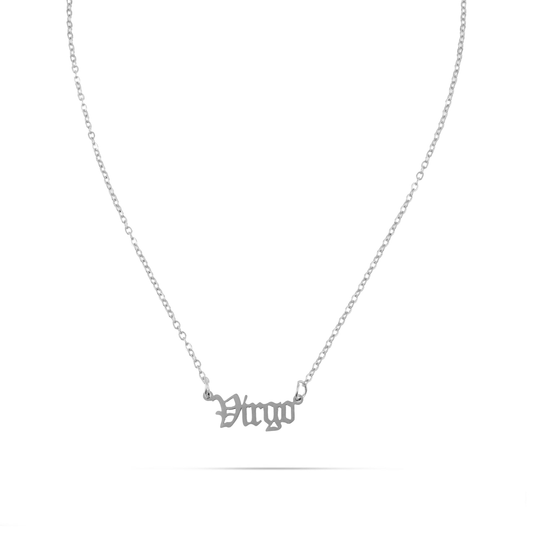 Κολιέ με ζώδιο Παρθένος Mar and Mar Virgo Silver από ανοξείδωτο ατσάλι