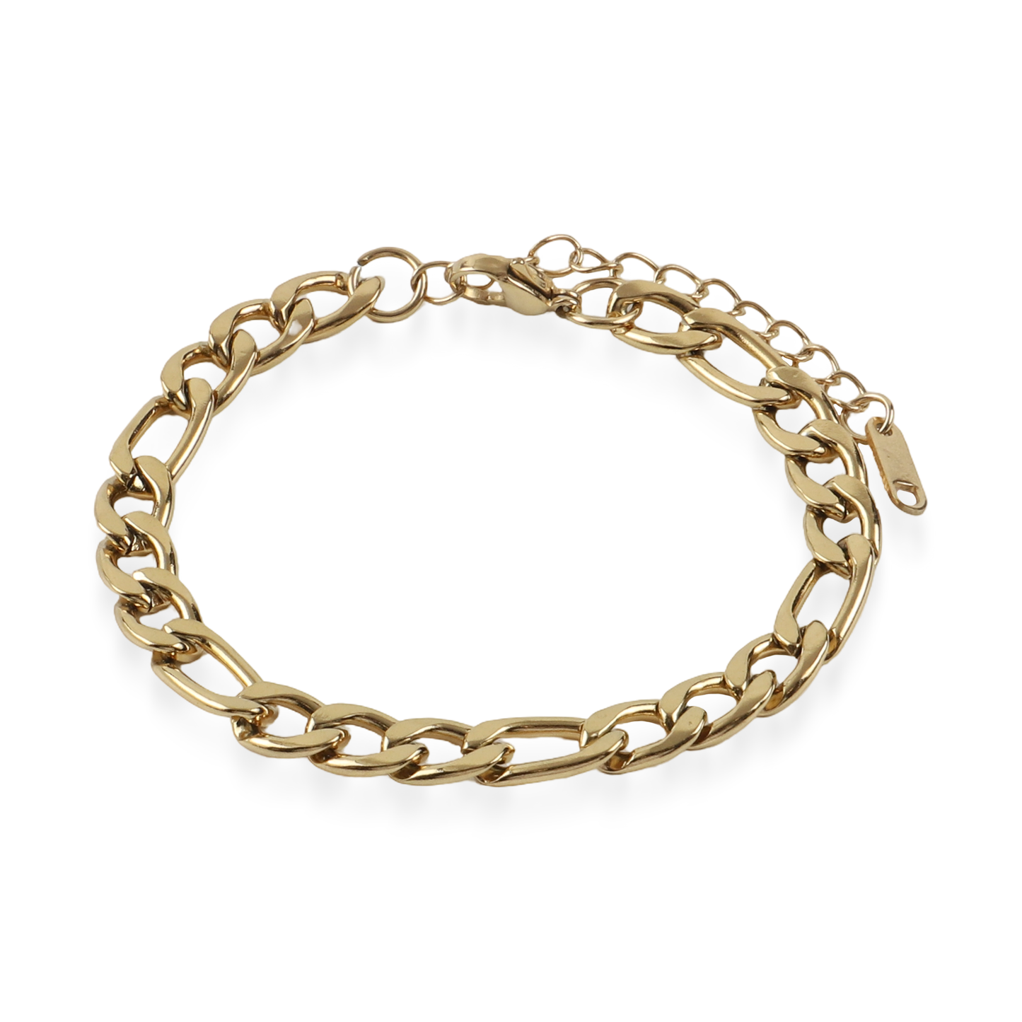 Αλυσίδα χεριού Mar and Mar Figaro (Denver-Gold) από ανοξείδωτο ατσάλι