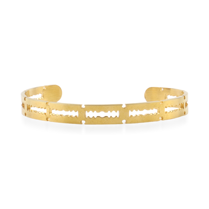 Ανδρικό βραχιόλι χειροπέδα Mar and Mar Razor Cuff από ανοξείδωτο ατσάλι