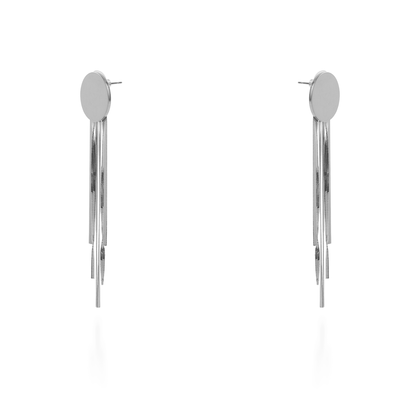 Σκουλαρίκια κρεμαστά Mar and Mar Bennita (Silver) από ανοξείδωτο ατσάλι