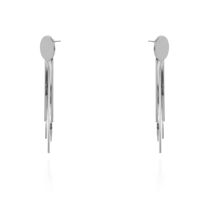 Σκουλαρίκια κρεμαστά Mar and Mar Bennita (Silver) από ανοξείδωτο ατσάλι
