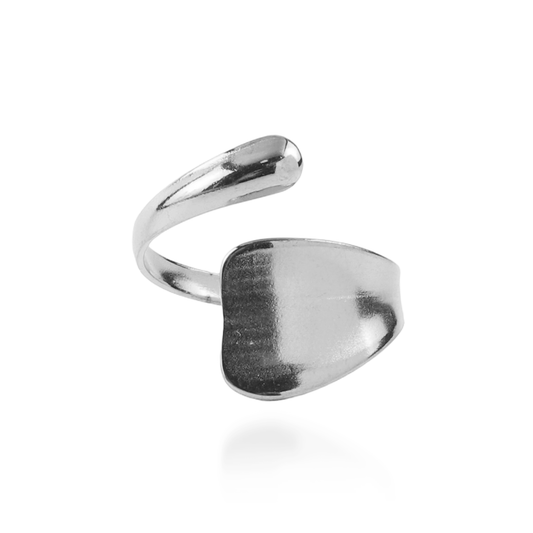 Γυναικείο δαχτυλίδι Mar and Mar Amalfi Silver από ανοξείδωτο ατσάλι