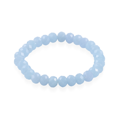 Χειροποίητο βραχιόλι με χάντρες Mar and Mar Bliss Candy (Light Blue)