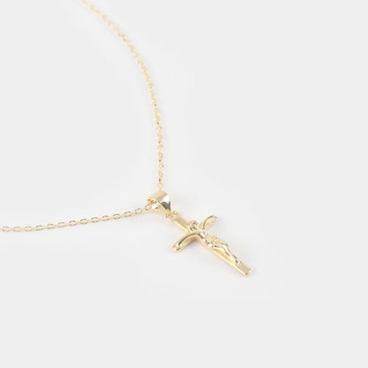 Κολιέ με σταυρό Mar & Mar Jesus Cross S925 από Ασήμι 925