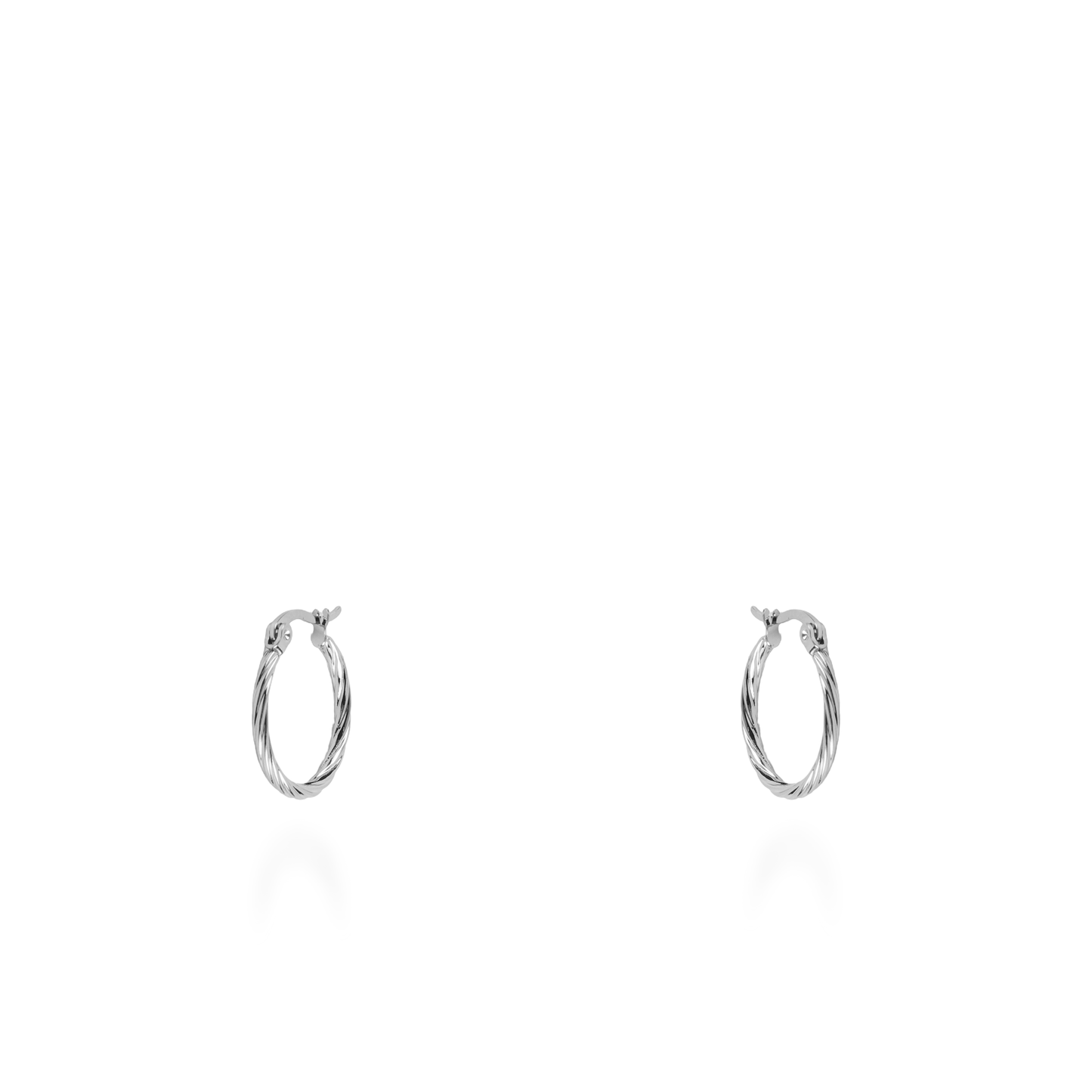 Σκουλαρίκια κρίκοι Mar and Mar Jayla (2 cm-Silver) από ανοξείδωτο ατσάλι