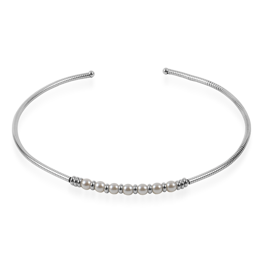 Choker με πέρλες Mar and Mar Henrietta από ανοξείδωτο ατσάλι