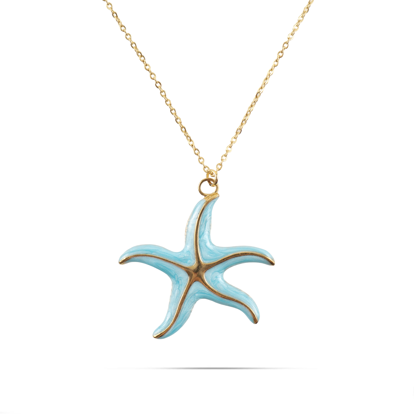 Κολιέ με αστερία φίλντισι Mar and Mar Azalea από ανοξείδωτο ατσάλι