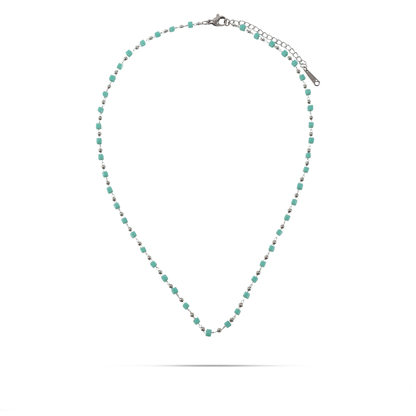 Κολιέ με χάντρες Mar and Mar Blaby από ανοξείδωτο ατσάλι