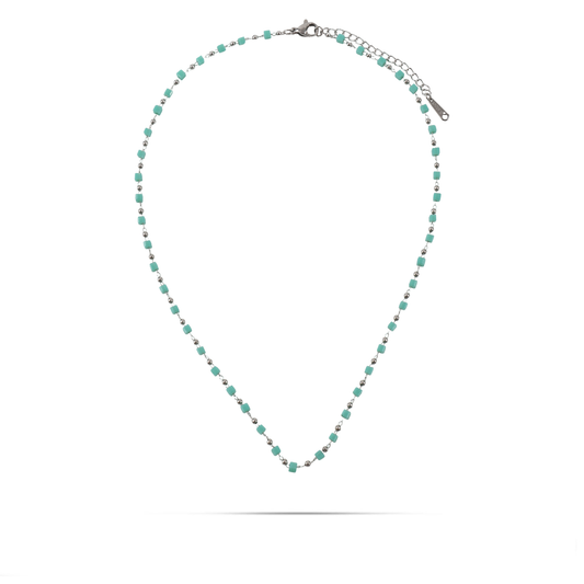 Κολιέ με χάντρες Mar and Mar Blaby από ανοξείδωτο ατσάλι