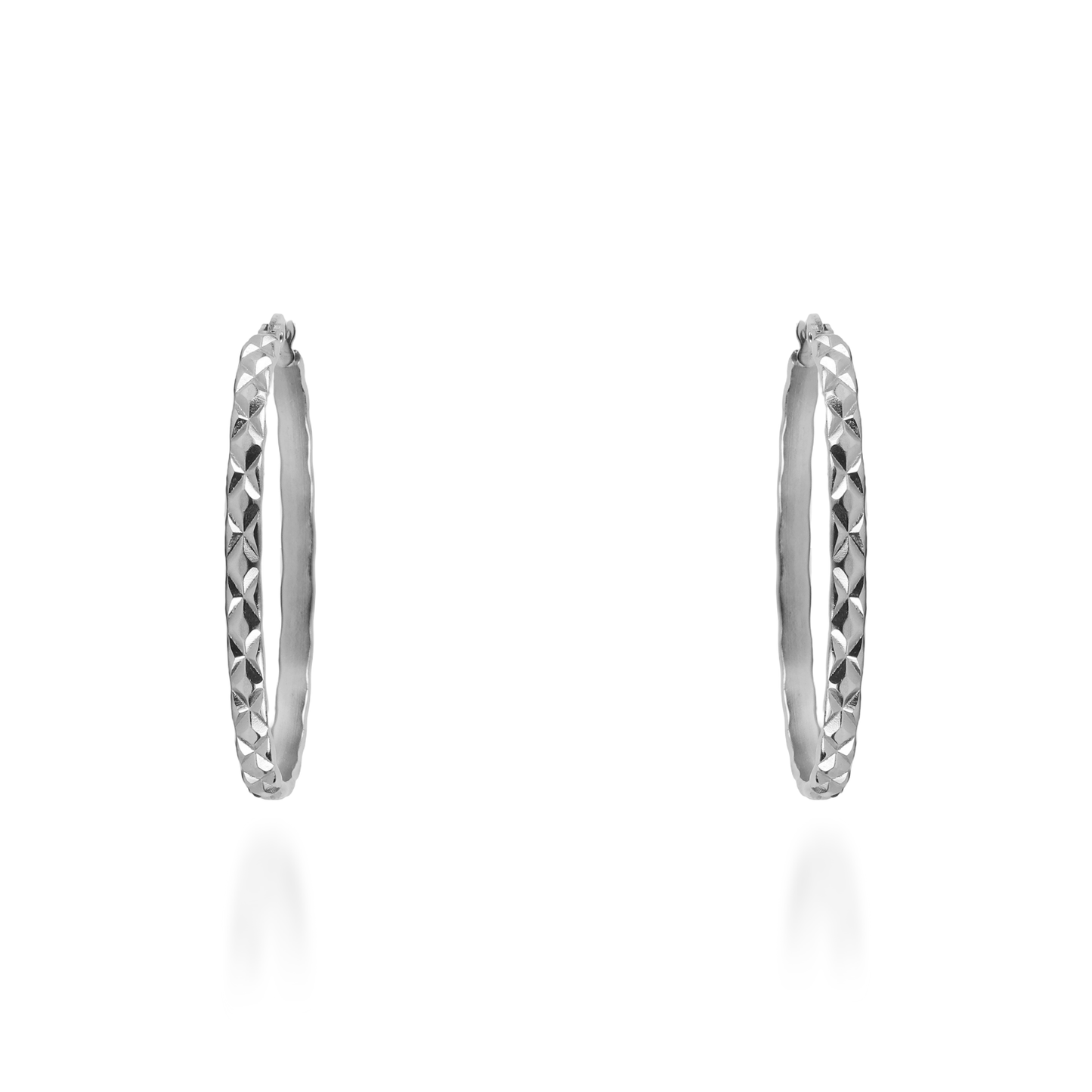 Σκουλαρίκια κρίκοι Mar and Mar Audrina από ανοξείδωτο ατσάλι