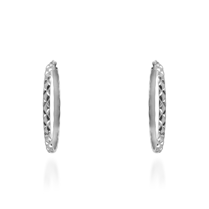 Σκουλαρίκια κρίκοι Mar and Mar Audrina από ανοξείδωτο ατσάλι