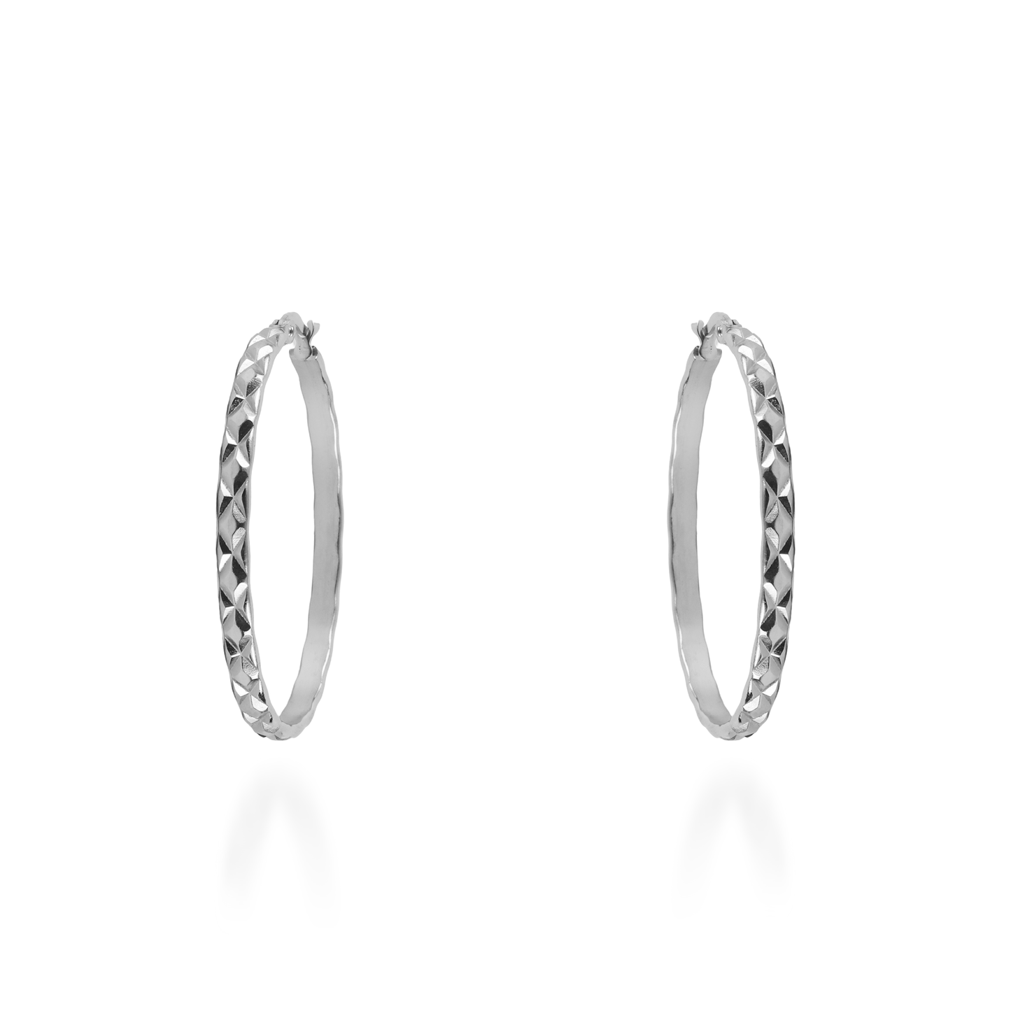 Σκουλαρίκια κρίκοι Mar and Mar Audrina από ανοξείδωτο ατσάλι