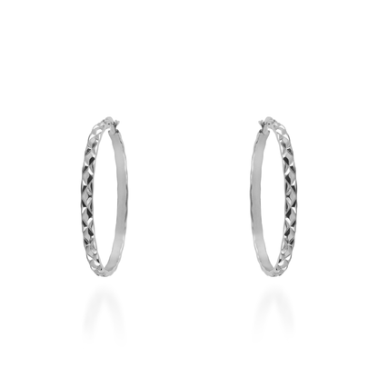 Σκουλαρίκια κρίκοι Mar and Mar Audrina από ανοξείδωτο ατσάλι