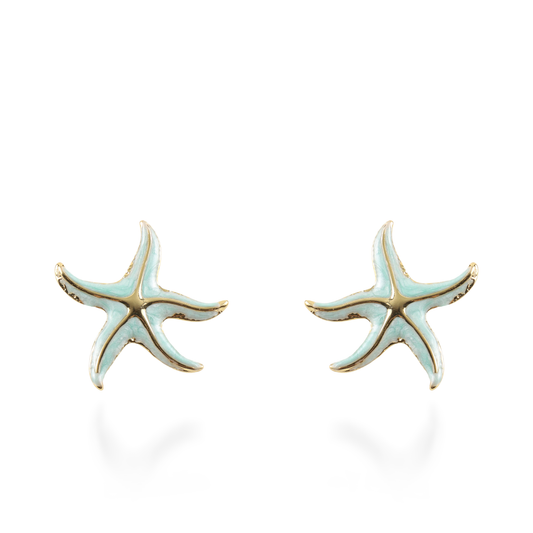 Σκουλαρίκια καρφωτά αστερίες Mar and Mar Starfish από ανοξείδωτο ατσάλι