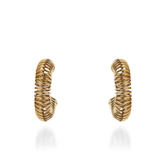 Σκουλαρίκια κρίκοι Mar and Mar Jubilee από ανοξείδωτο ατσάλι