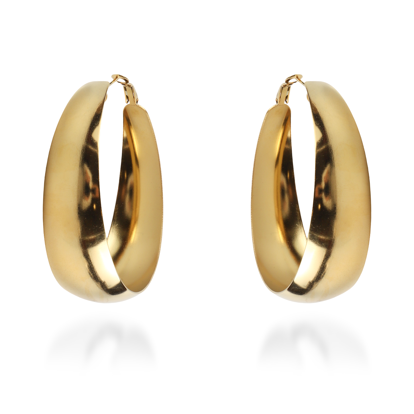 Σκουλαρίκια κρίκοι Mar and Mar Natty από ανοξείδωτο ατσάλι