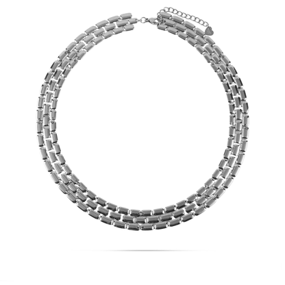 Αλυσίδα λαιμού Mar and Mar Molly Silver από ανοξείδωτο ατσάλι