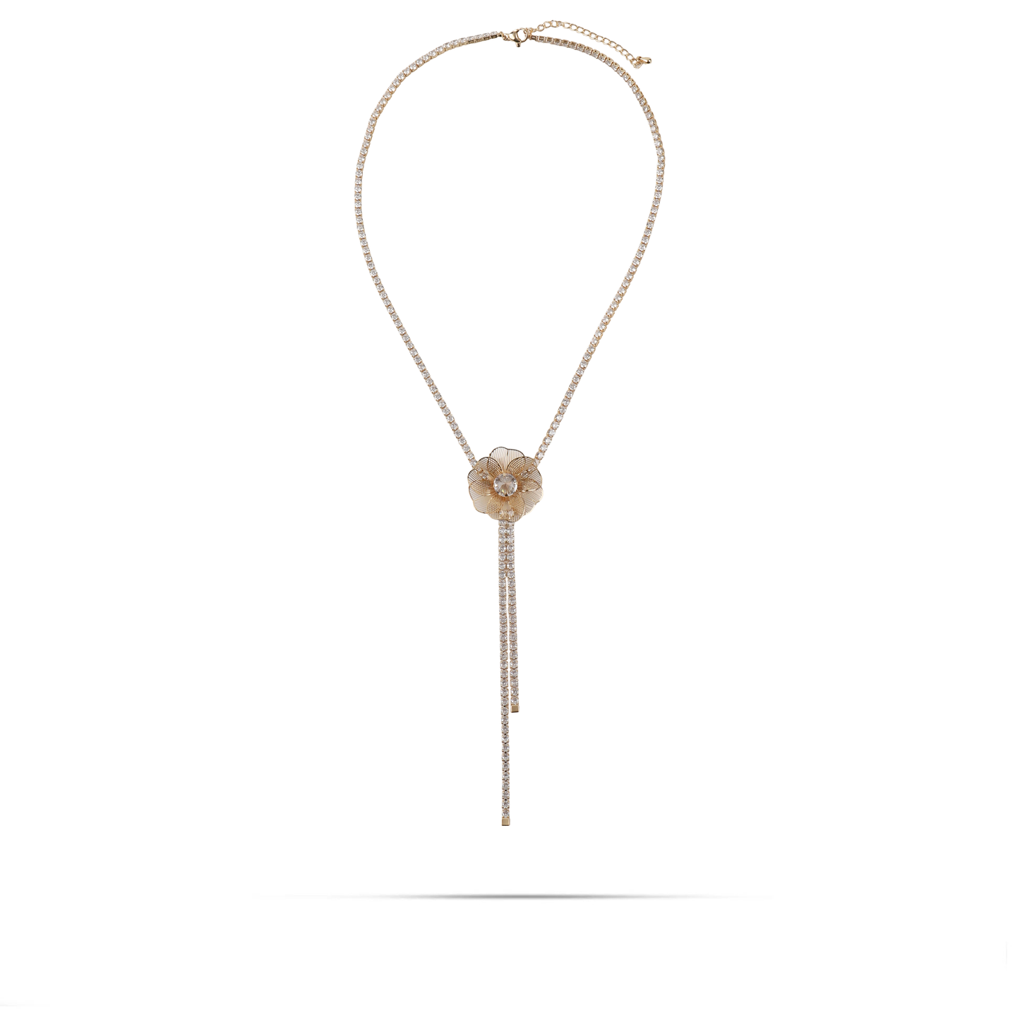 Κολιέ tennis tie με πέτρες ζιργκόν Mar and Mar Ellesie Jasmine