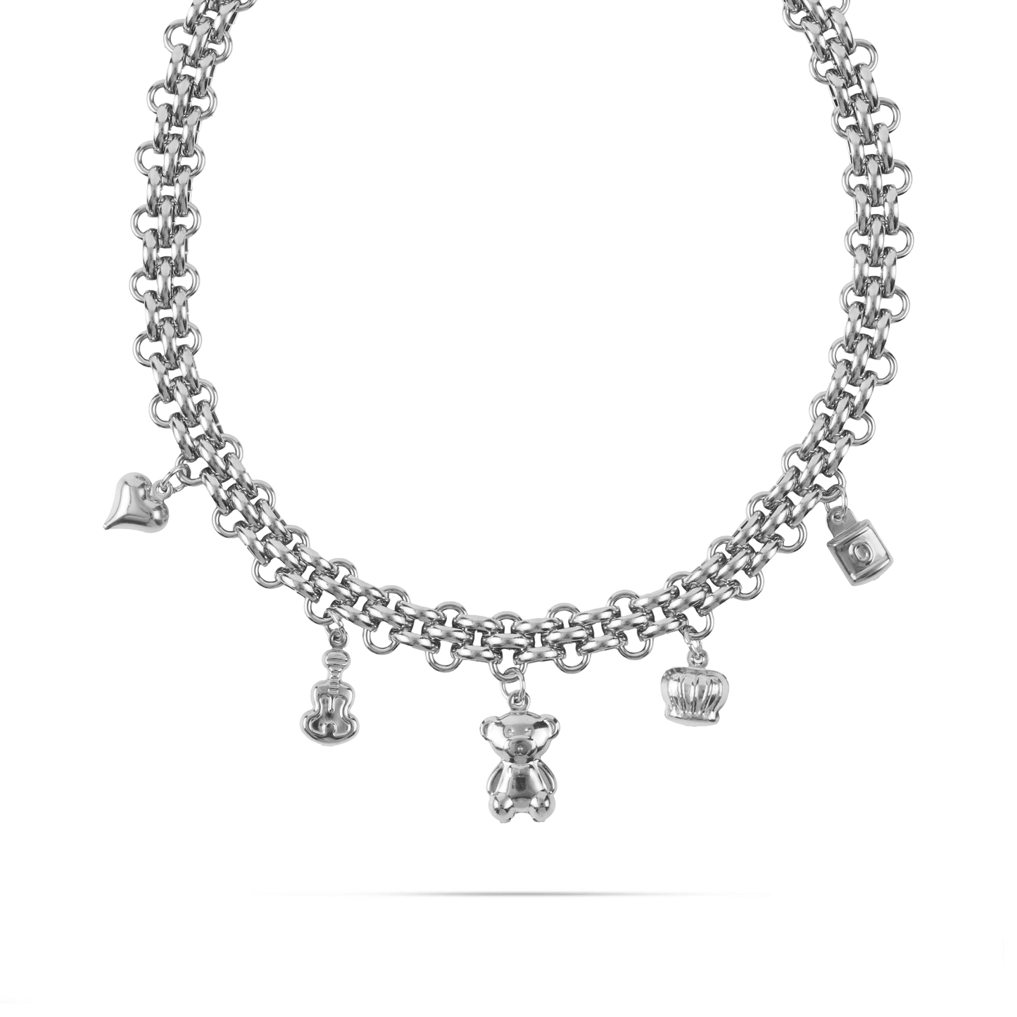 Κολιέ choker Mar and Mar Yecla Silver από ανοξείδωτο ατσάλι
