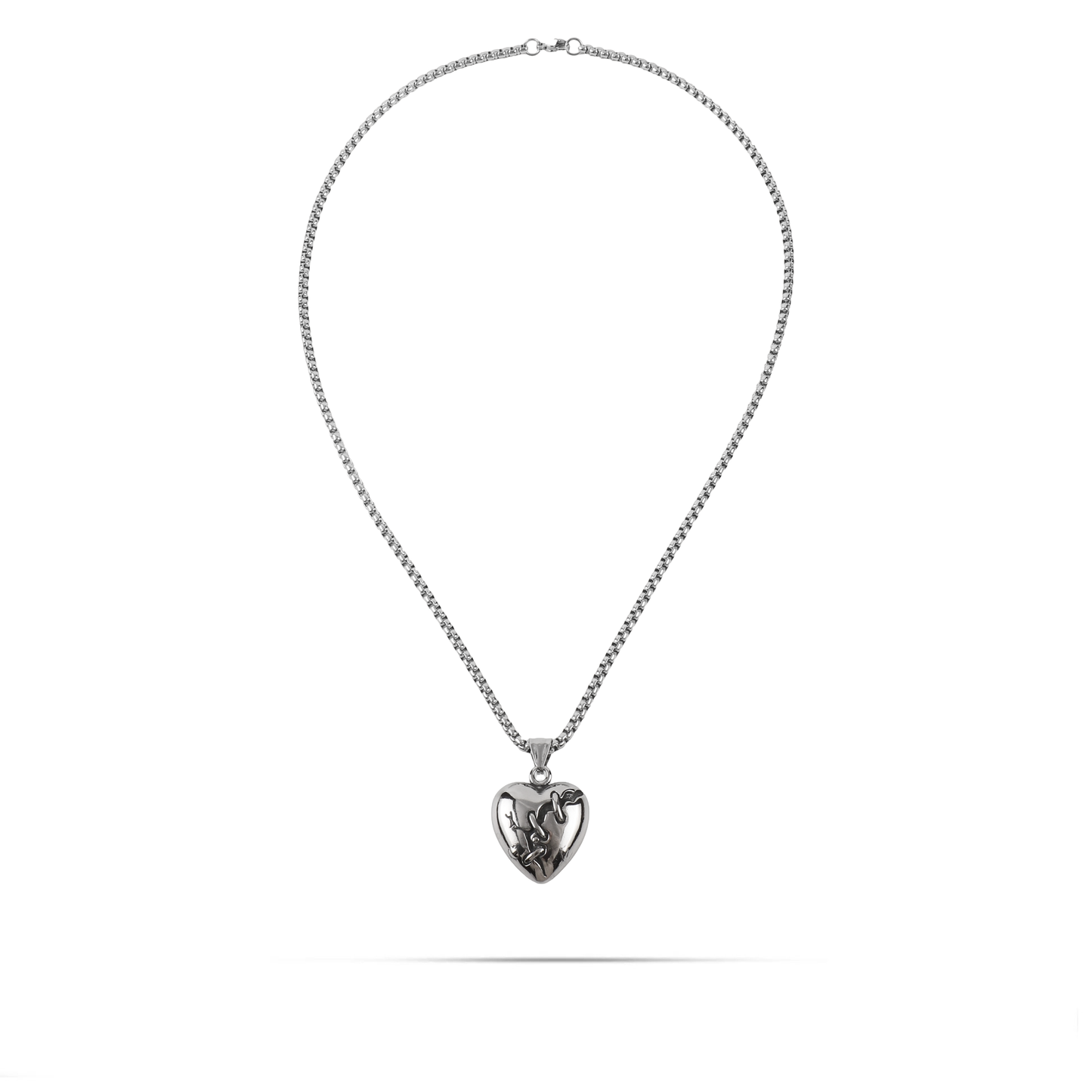 Κολιέ Mar and Mar Ramer Heart Pendant από ανοξείδωτο ατσάλι