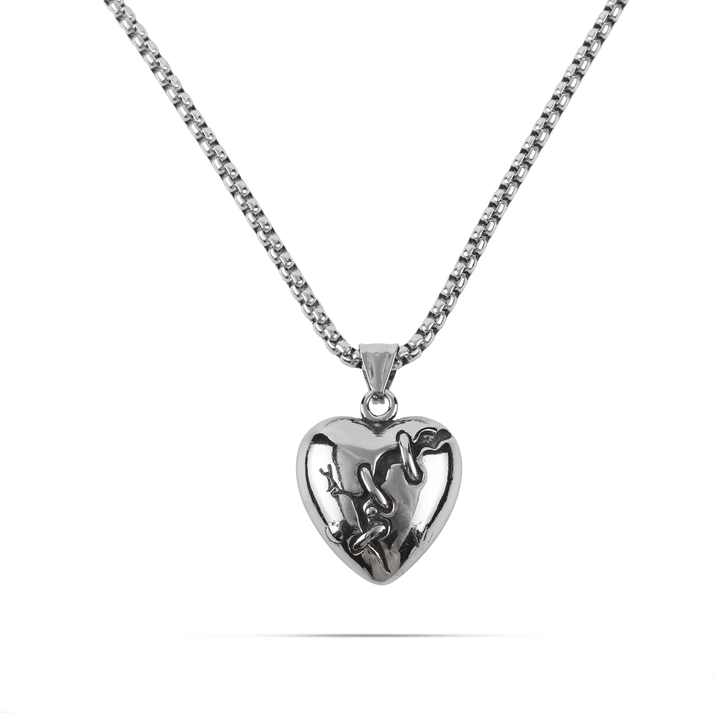 Κολιέ Mar and Mar Ramer Heart Pendant από ανοξείδωτο ατσάλι