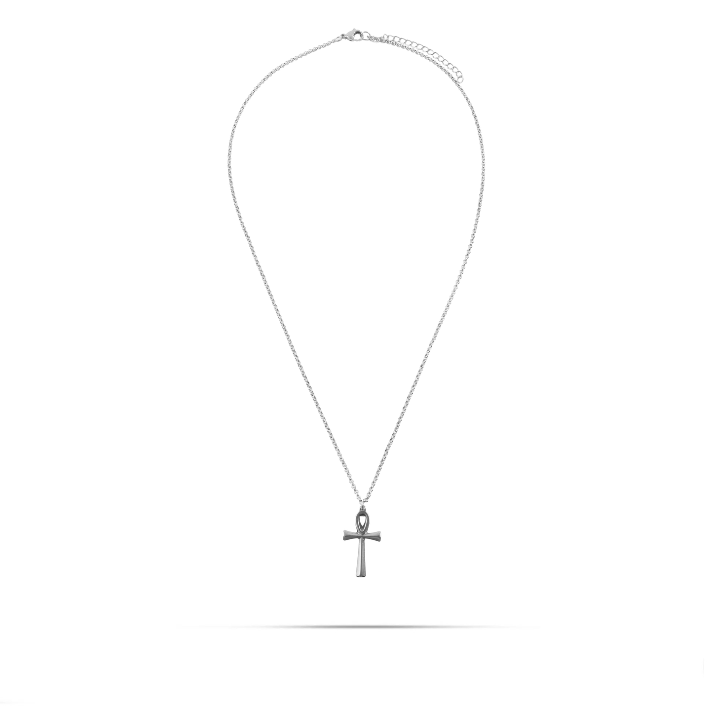 Ανδρικό κολιέ με σταυρό Mar and Mar Ankh Petite από ανοξείδωτο ατσάλι