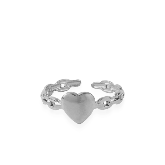 Γυναικείο δαχτυλίδι Mar and Mar Natasha Silver από ανοξείδωτο ατσάλι