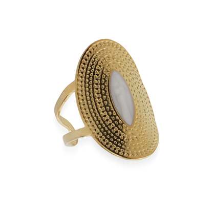 Γυναικείο δαχτυλίδι Mar and Mar Zulea (White) από ανοξείδωτο ατσάλι