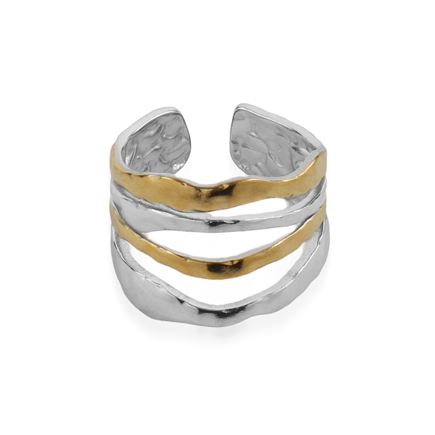 Γυναικείο δαχτυλίδι Mar and Mar Galene Mix από ανοξείδωτο ατσάλι