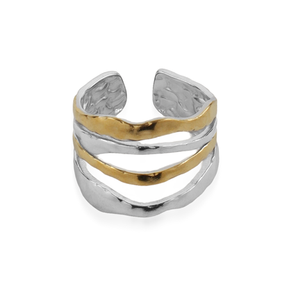 Γυναικείο δαχτυλίδι Mar and Mar Galene Mix από ανοξείδωτο ατσάλι