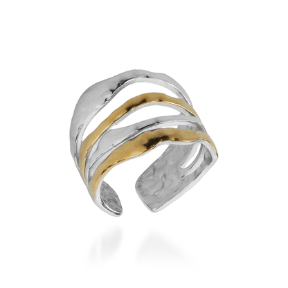 Γυναικείο δαχτυλίδι Mar and Mar Galene Mix από ανοξείδωτο ατσάλι