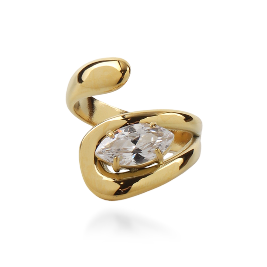 Γυναικείο δαχτυλίδι Mar and Mar Louisa Sparkle από ανοξείδωτο ατσάλι