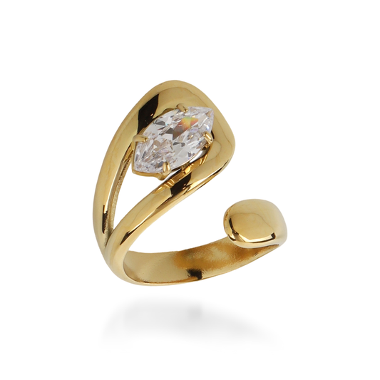 Γυναικείο δαχτυλίδι Mar and Mar Louisa Sparkle από ανοξείδωτο ατσάλι