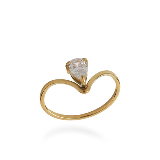 Γυναικείο δαχτυλίδι Mar and Mar Lillian από ανοξείδωτο ατσάλι