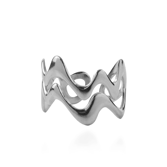 Γυναικείο δαχτυλίδι Mar and Mar Zayla Silver από ανοξείδωτο ατσάλι