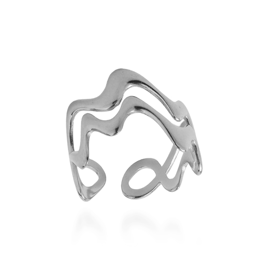 Γυναικείο δαχτυλίδι Mar and Mar Zayla Silver από ανοξείδωτο ατσάλι